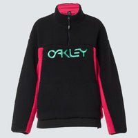 Oakley Tnp Womens Sherpa Fleece - Black / Rubine