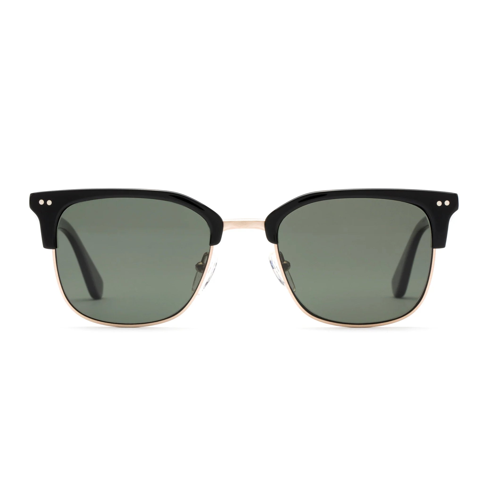 Otis 100 Club Sunglasses - Black/ Brushed Gold