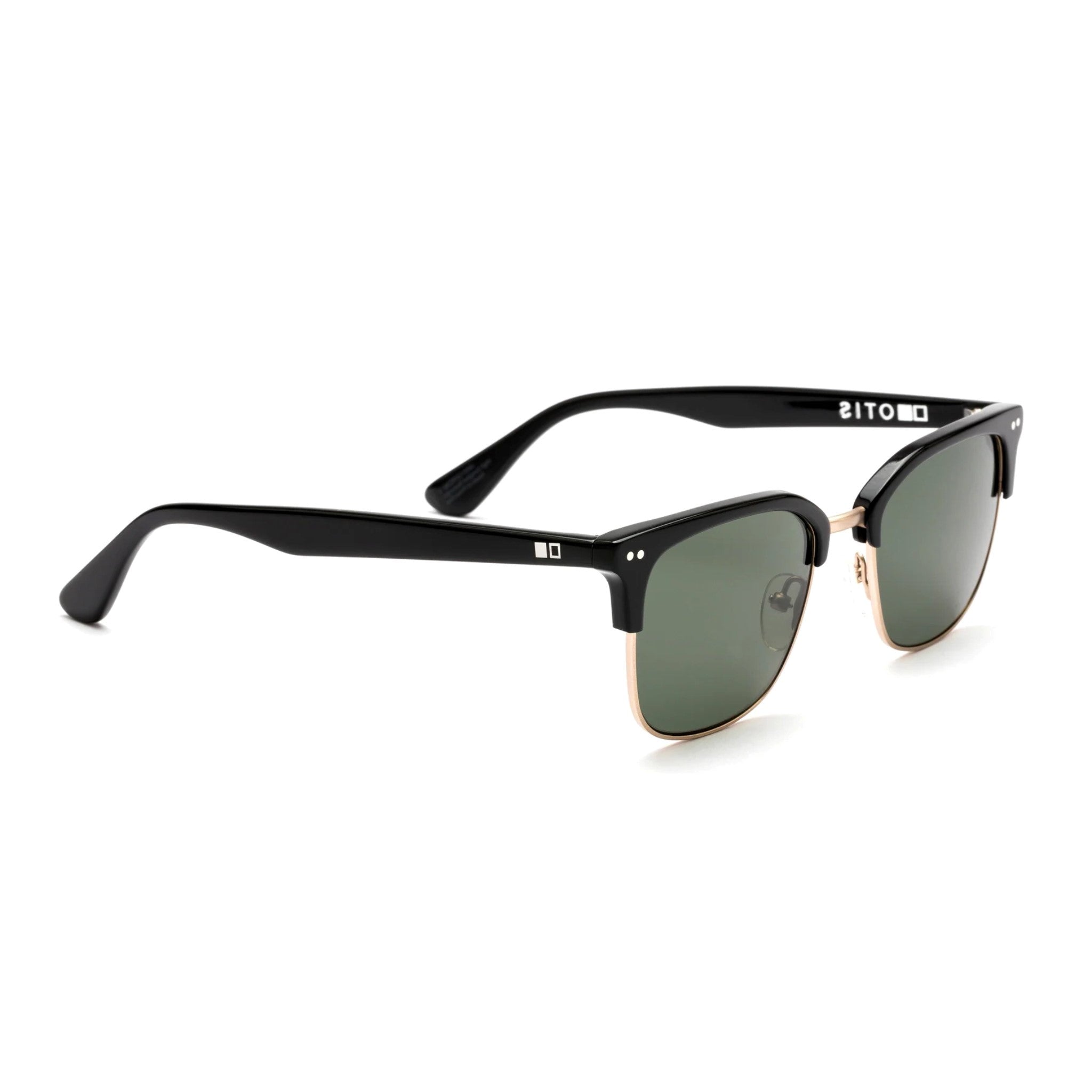 Otis 100 Club Sunglasses - Black/ Brushed Gold