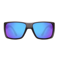 Otis Coastin Reflect Sunglasses Matte Crystal Smoke - Mirror Blue