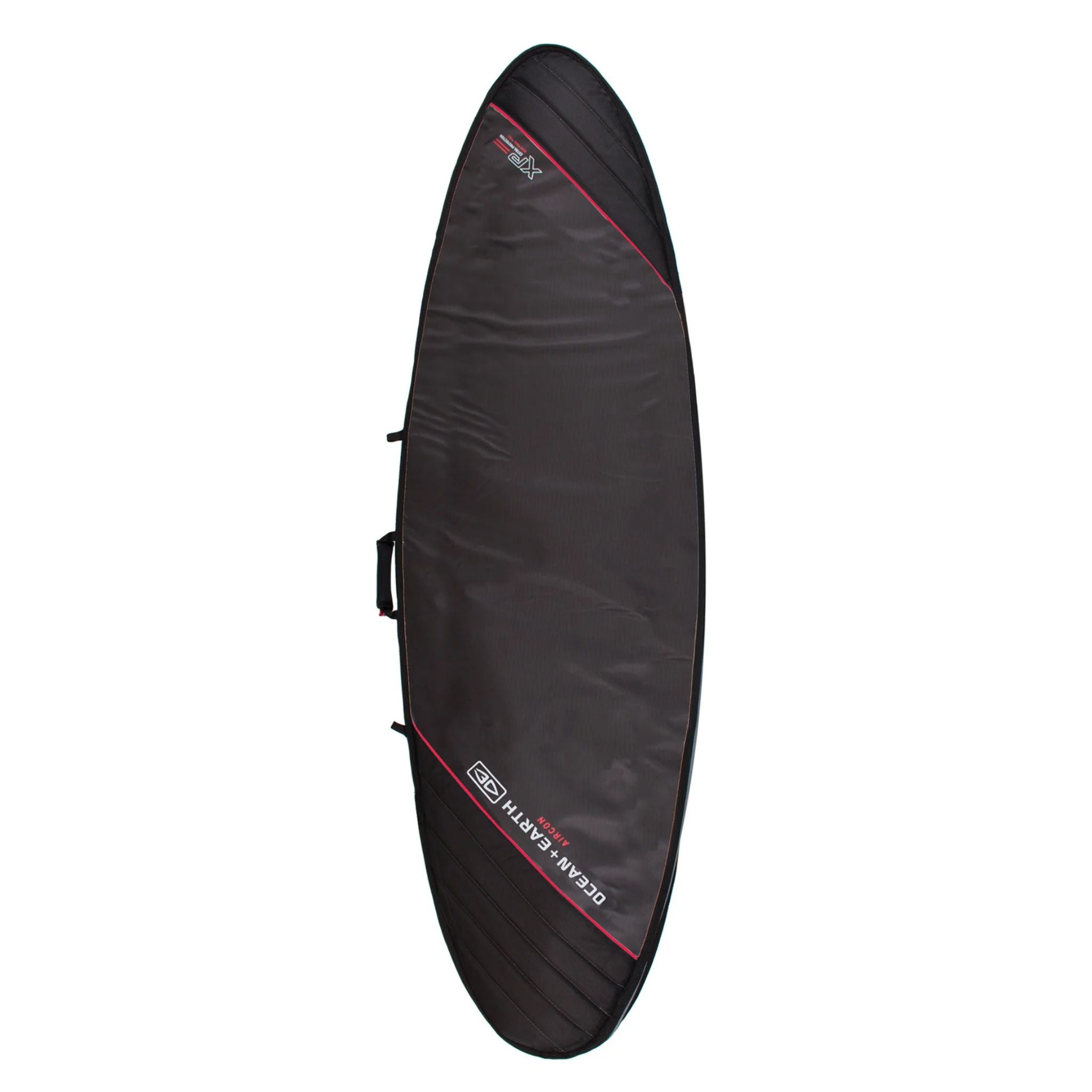 Ocean And Earth Aircon Fish Surfboard Cover - Black / Red