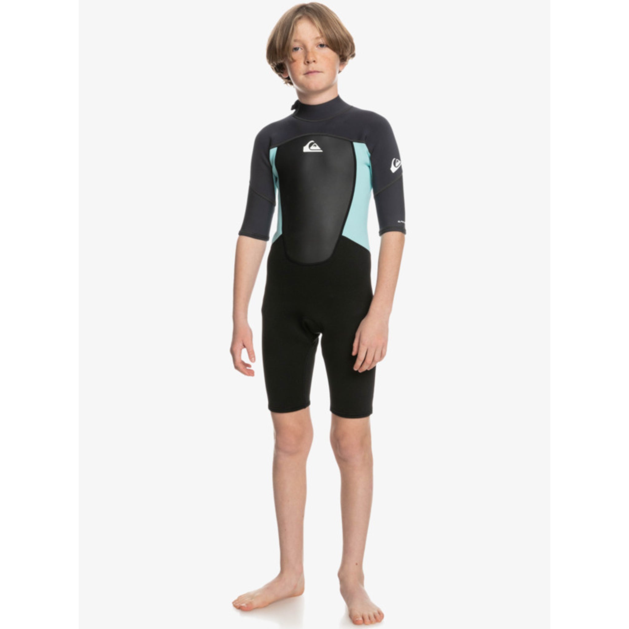 Quiksilver 2/2mm Prologue Kids Short Sleeve Back Zip Springsuit