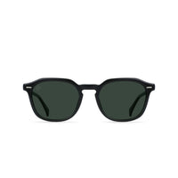 Raen Clyve Sunglasses - Crystal Blk/green Polarised