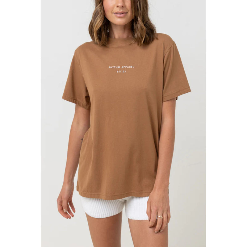 Rhythm Womens Classic Brand Tee