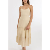 Rhythm Womens Meadow Tie Back Midi Dress
