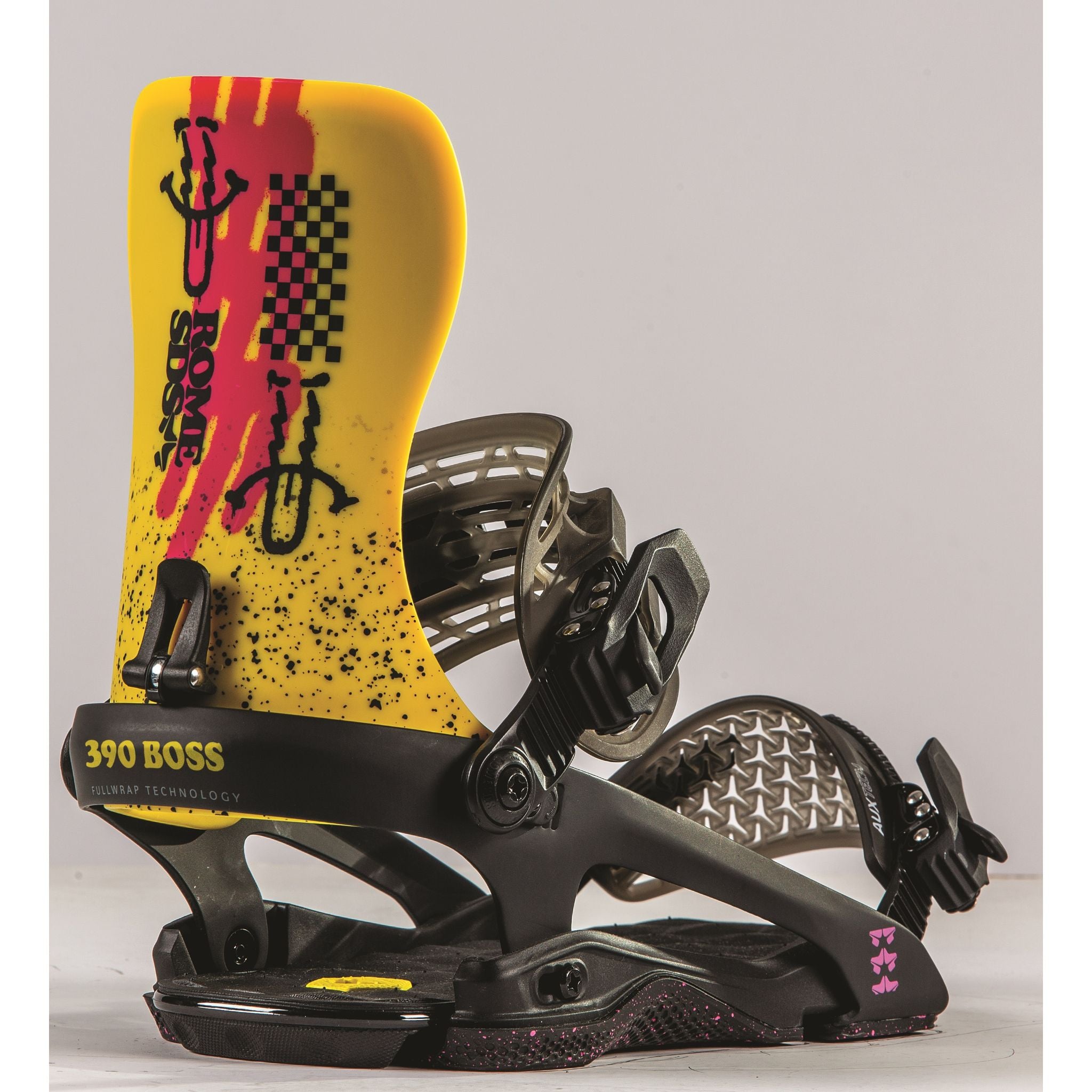 Rome Mens 390 Boss Snowboard Binding