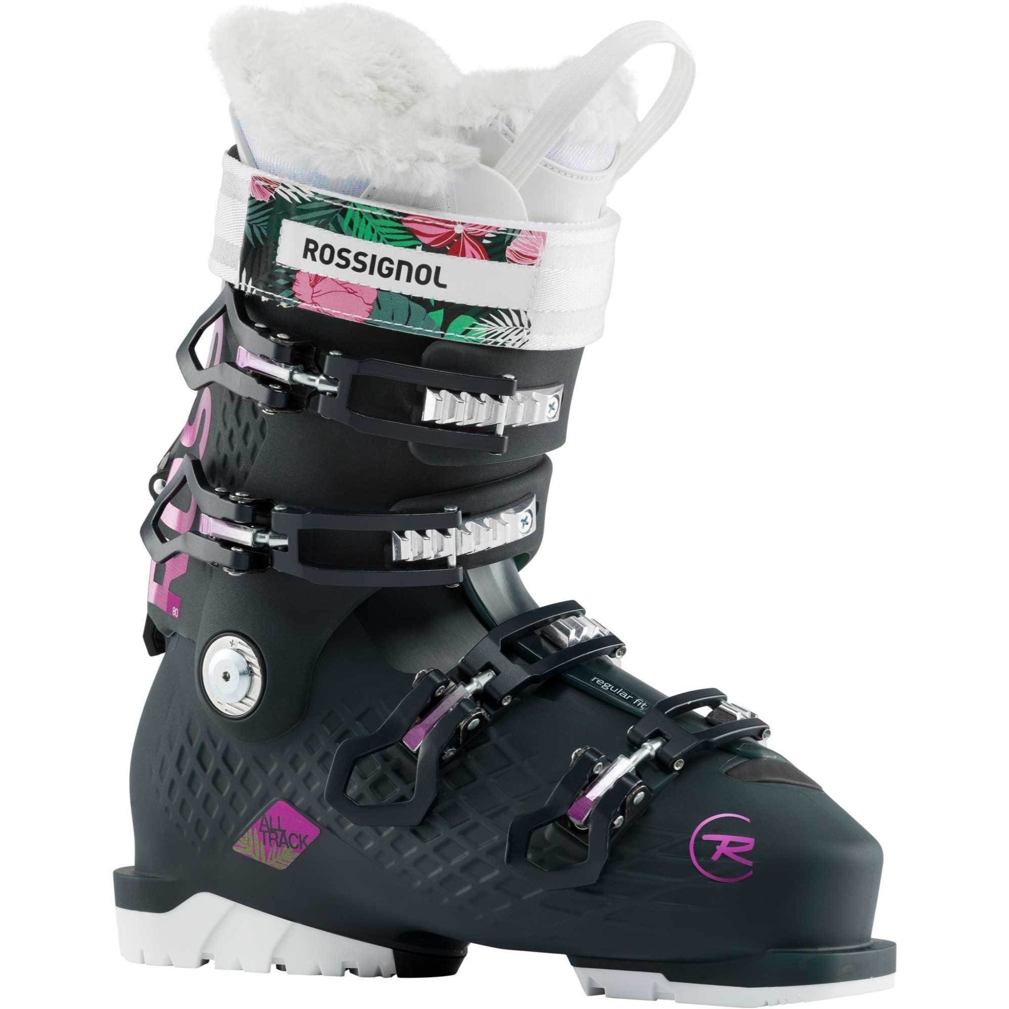 Rossignol Womens Alltrack 80 Ski Boot Black Green