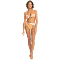 Roxy Womens Love The Shorey Rib High Rise Bikini Bottom