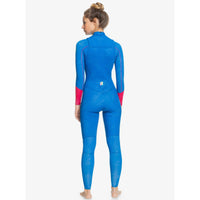 Roxy 3/2 Mm Pop Surf Front Zip Gbs Steamer - Princess Blue