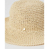 Rusty Ariel Straw Bucket Hat Light Natural