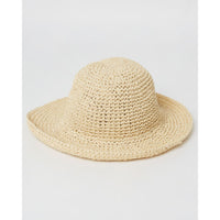 Rusty Ariel Straw Bucket Hat Light Natural