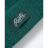 Rusty Tunnel Reversible Beanie DARK EMERALD