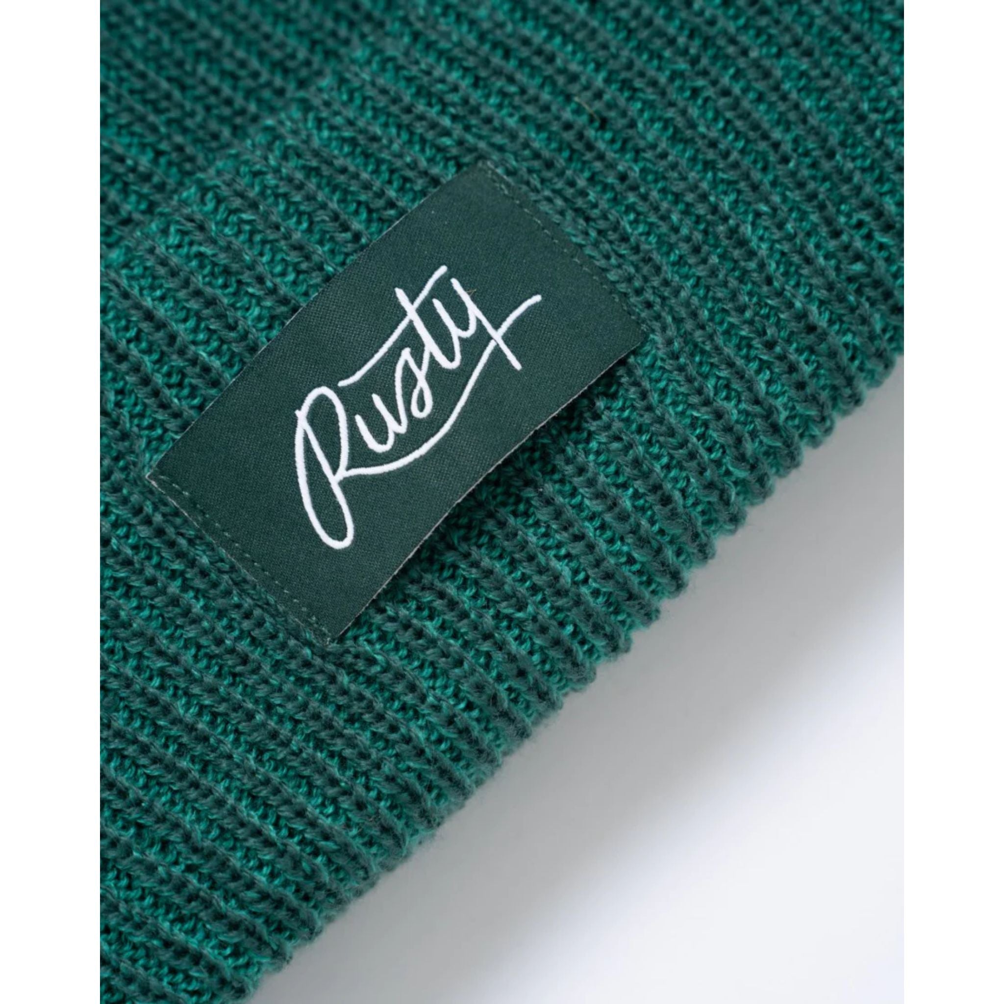 Rusty Tunnel Reversible Beanie DARK EMERALD