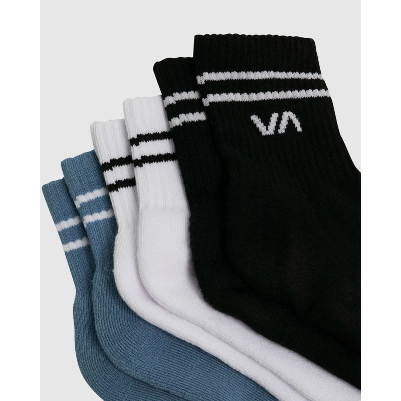 Rvca Va Mini Crew Sock 3 Pack
