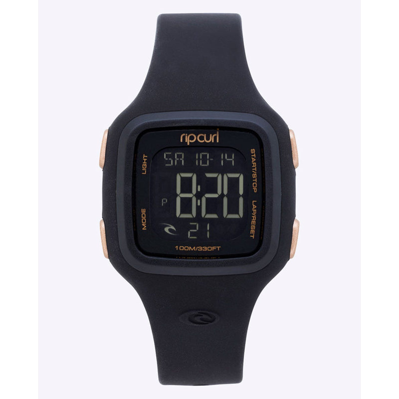 Rip Curl Candy 2 Digital Silicone Watch - Black / Rose Gold