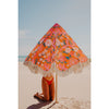 Salty Shadows Bloom Beach Umbrella