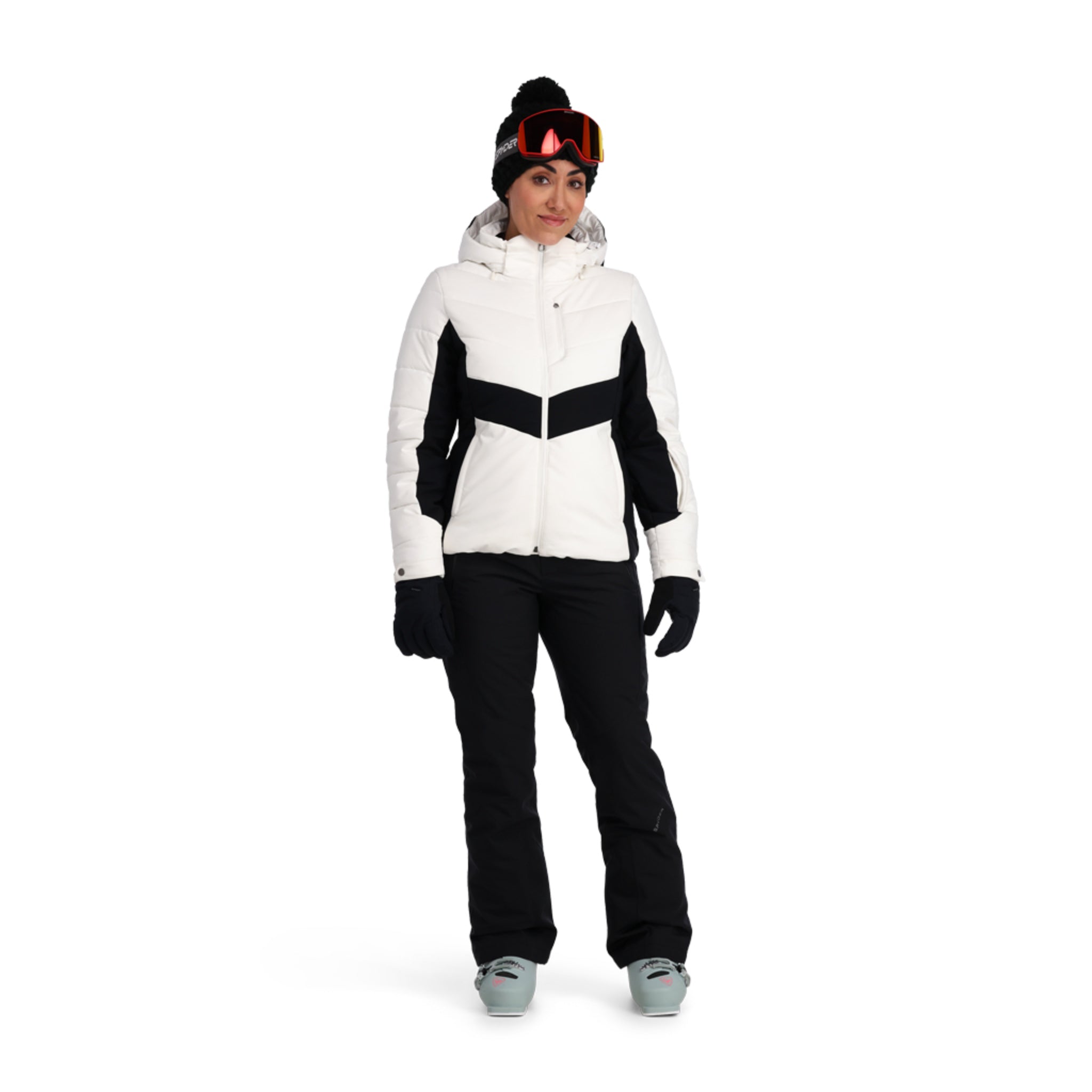 Spyder jacket womens white top