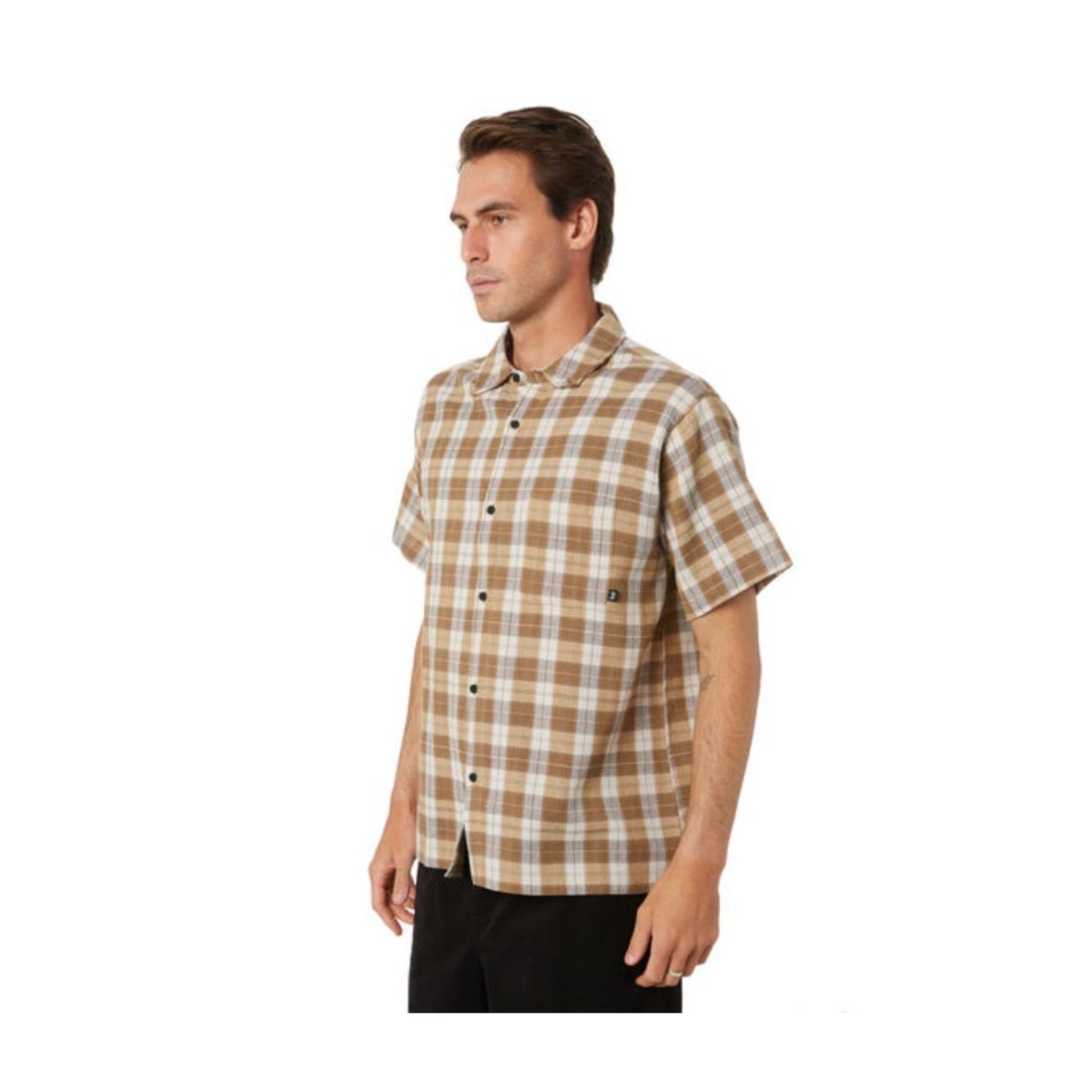 Stussy Waffle Ss Check Shirt