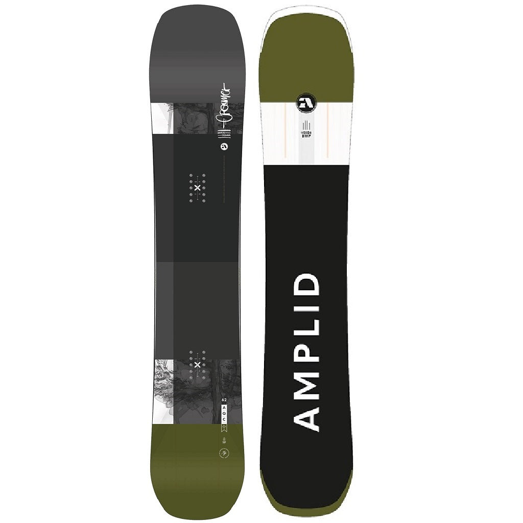 Amplid Creamer Snowboard + Drake King Binding - Package