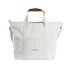 Business And Pleasure Co Cooler Tote Bag - Sage Stripe