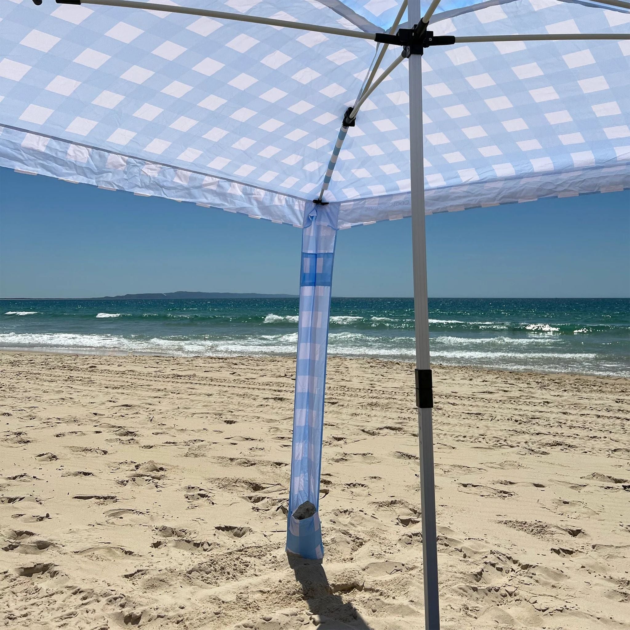 Cool Cabana 5 - Blue Gingham