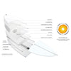 Torq Tec Multiplier Surfboard - Clear